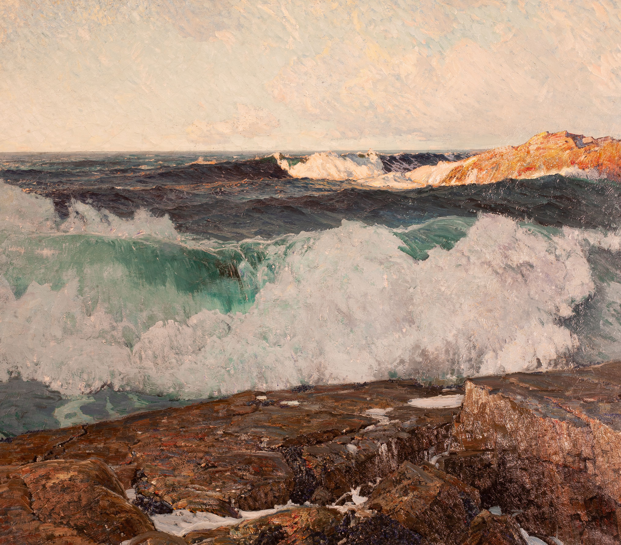 Waugh artwork of an ocean scene