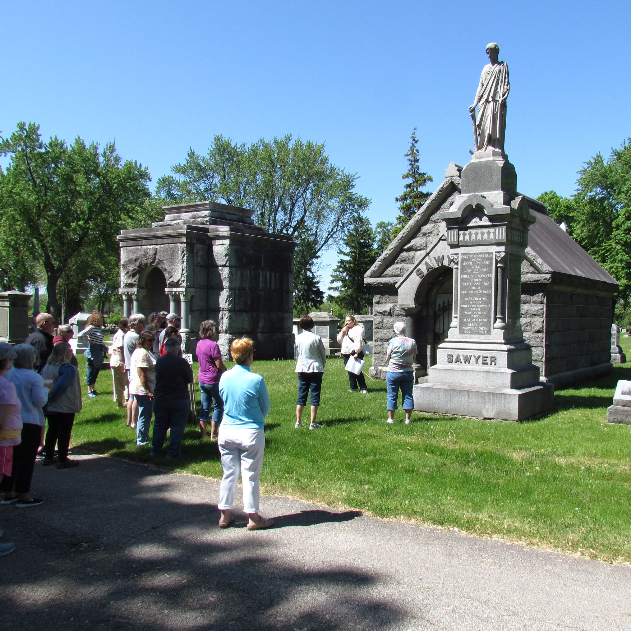 Riverside Cemetery tour
