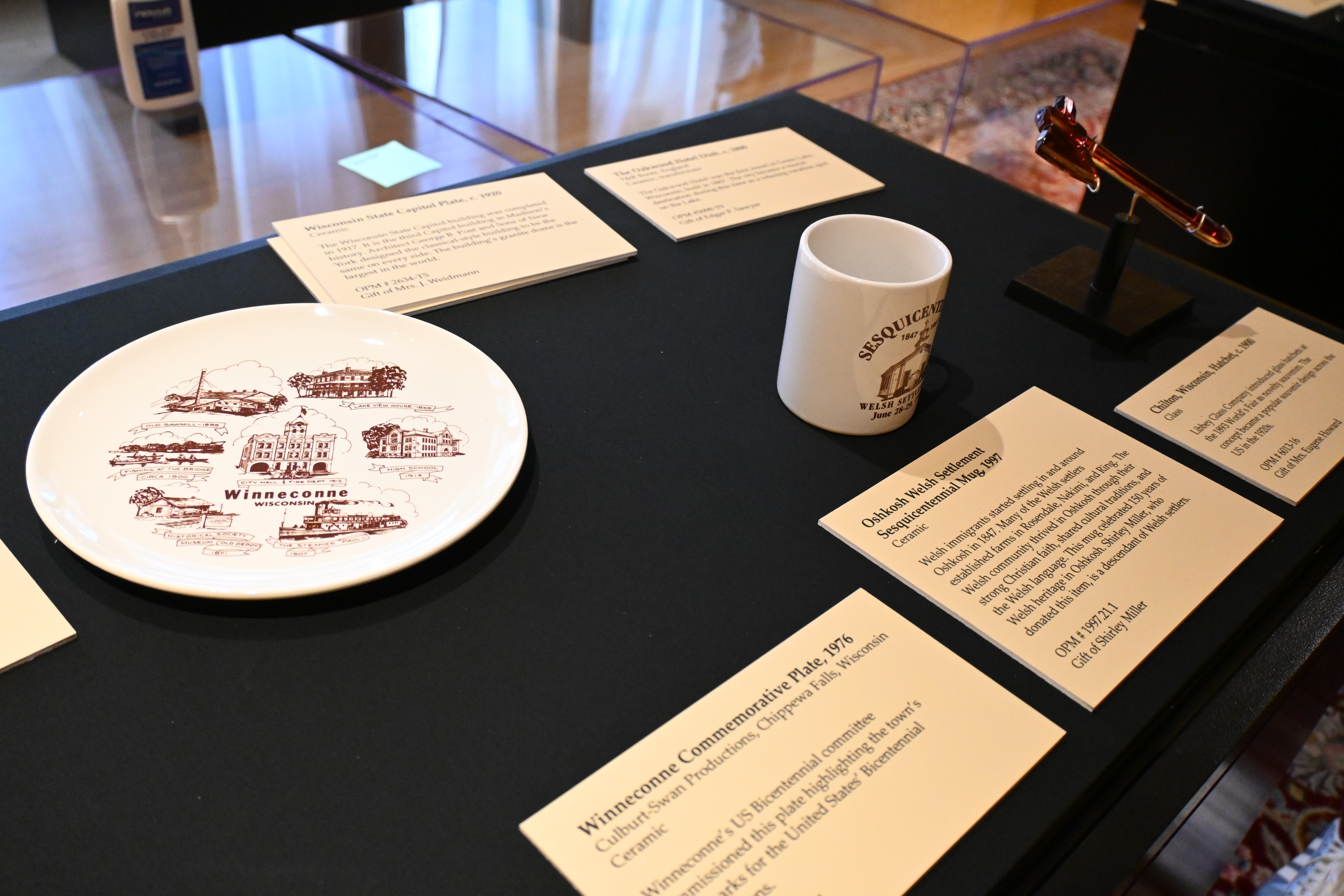 Behind the scenes of setting up an exhibit case 